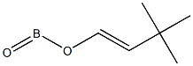 [(E)-3,3-Dimethyl-1-butenyl]boranic acid 结构式