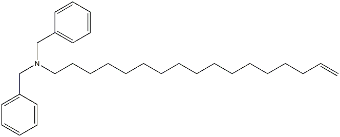 (16-Heptadecenyl)dibenzylamine Structure