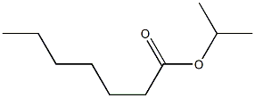 Heptanoic acid isopropyl ester 结构式