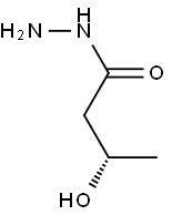 [S,(+)]-3-Hydroxybutyric acid hydrazide Struktur