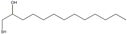1-Mercapto-2-tridecanol Struktur