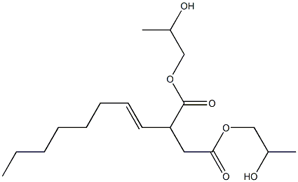 2-(1-Octenyl)succinic acid bis(2-hydroxypropyl) ester|