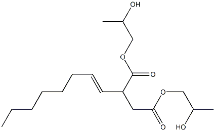  2-(1-Octenyl)succinic acid bis(2-hydroxypropyl) ester