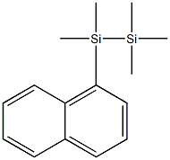 1-(Pentamethyldisilane-1-yl)naphthalene Structure