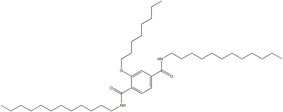 2-(Octyloxy)-N,N'-didodecylterephthalamide Structure