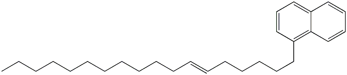 1-(6-オクタデセニル)ナフタレン 化学構造式