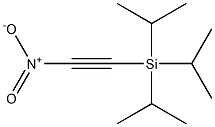 1-ニトロ-2-(トリイソプロピルシリル)アセチレン 化学構造式