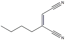 (Z)-2-Butyl-2-butenedinitrile 结构式