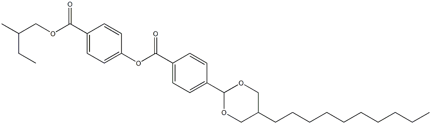 4-[[4-(5-Decyl-1,3-dioxan-2-yl)benzoyl]oxy]benzoic acid 2-methylbutyl ester
