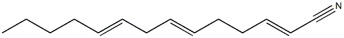 2,6,9-Tetradecatrienenitrile Struktur