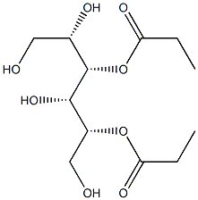 L-Glucitol 2,4-dipropionate Structure