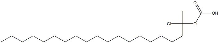 Carbonic acid octadecyl(1-chloroethyl) ester Struktur