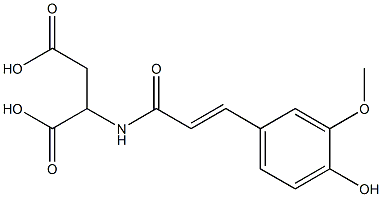 2-[[(E)-3-(4-Hydroxy-3-methoxyphenyl)acryloyl]amino]succinic acid