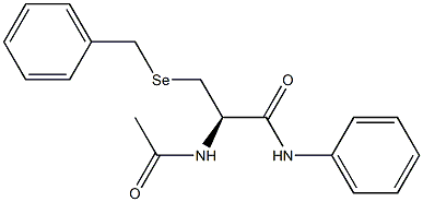 [R,(-)]-2-Acetylamino-3-(benzylseleno)-N-phenylpropionamide