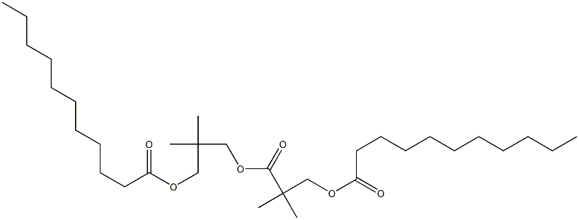 3-ウンデカノイルオキシ-2,2-ジメチルプロピオン酸3-ウンデカノイルオキシ-2,2-ジメチルプロピル 化学構造式
