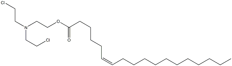 (Z)-6-Octadecenoic acid 2-[bis(2-chloroethyl)amino]ethyl ester