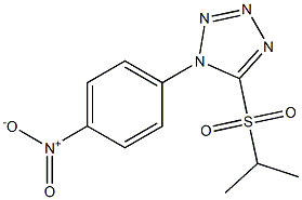 Isopropyl 1-(4-nitrophenyl)-1H-tetrazol-5-yl sulfone