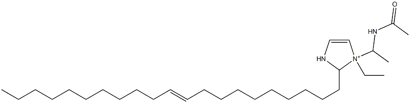 1-[1-(Acetylamino)ethyl]-1-ethyl-2-(10-henicosenyl)-4-imidazoline-1-ium Structure
