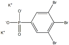 3,4,5-Tribromophenylphosphonic acid dipotassium salt 结构式