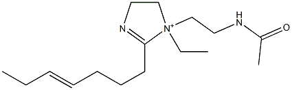 1-[2-(Acetylamino)ethyl]-1-ethyl-2-(4-heptenyl)-2-imidazoline-1-ium