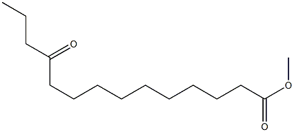 11-オキソミリスチン酸メチル 化学構造式