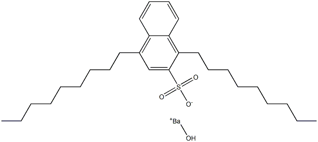 1,4-Dinonyl-2-naphthalenesulfonic acid hydroxybarium salt