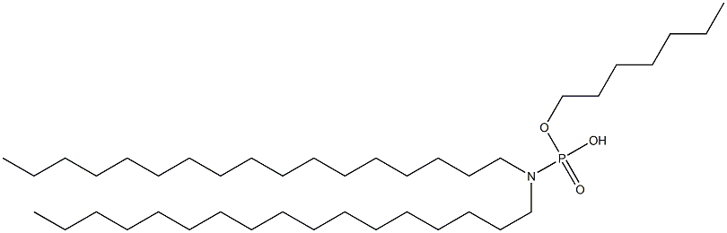 N,N-Diheptadecylamidophosphoric acid hydrogen heptyl ester|