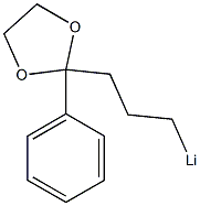 2-(3-Lithiopropyl)-2-phenyl-1,3-dioxolane Struktur