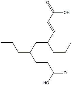 Diacrylic acid 1,3-dipropyl-1,3-propanediyl ester Struktur