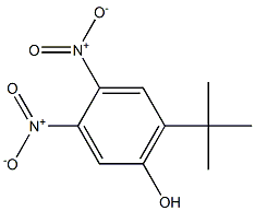 6-tert-Butyl-3,4-dinitrophenol Structure