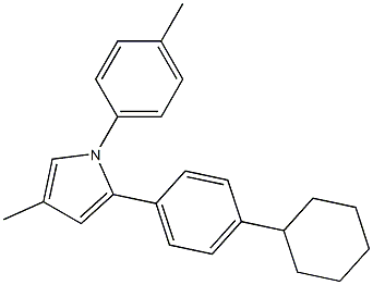 2-(p-Cyclohexylphenyl)-4-methyl-1-(p-tolyl)-1H-pyrrole