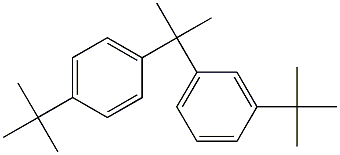 2-(3-tert-Butylphenyl)-2-(4-tert-butylphenyl)propane Structure