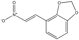 (E)-1-(1,3-Benzodioxol-4-yl)-2-nitroethene Struktur