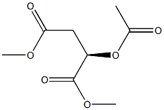 [R,(+)]-2-(Acetyloxy)succinic acid dimethyl ester Struktur