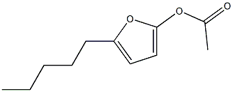 2-Acetoxy-5-pentylfuran 结构式