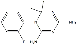 2,4-Diamino-6,6-dimethyl-5,6-dihydro-5-(2-fluorophenyl)-1,3,5-triazine