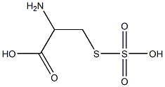 2-Amino-3-(hydroxysulfonylthio)propionic acid Structure