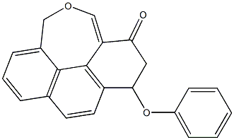 6-(フェノキシ)フェナントロ[4,5-cde]オキセピン-4(6H)-オン 化学構造式