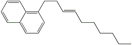 1-(3-デセニル)ナフタレン 化学構造式