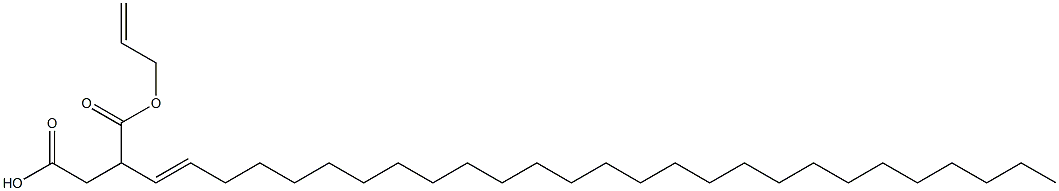 3-(1-Heptacosenyl)succinic acid 1-hydrogen 4-allyl ester 结构式