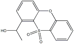 1-(1-Hydroxyethyl)phenoxathiin 10,10-dioxide Structure