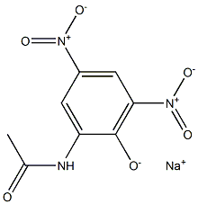 Sodium 2-(acetylamino)-4,6-dinitrophenolate