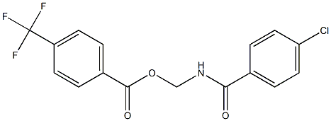 4-(Trifluoromethyl)benzoic acid [[4-chlorobenzoyl]amino]methyl ester