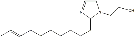 2-(8-Decenyl)-3-imidazoline-1-ethanol Struktur