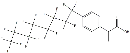 2-[4-(Heptadecafluorooctyl)phenyl]propanoic acid|