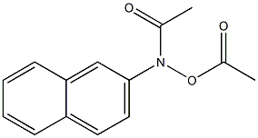 N-アセトキシ-N-(2-ナフチル)アセトアミド 化学構造式