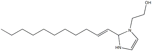 2-(1-Undecenyl)-4-imidazoline-1-ethanol Structure