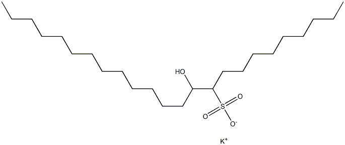11-Hydroxytetracosane-10-sulfonic acid potassium salt|