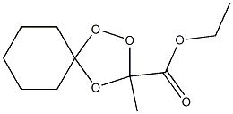 3'-Methylspiro[cyclohexane-1,5'-[1,2,4]trioxolane]-3'-carboxylic acid ethyl ester Structure