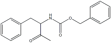 N-(1-Acetyl-2-phenylethyl)carbamic acid benzyl ester Struktur